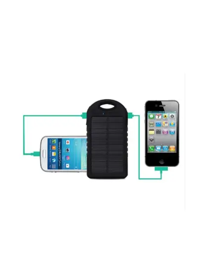 Güneş Enerjili Solar Powerbank 10000 Mah