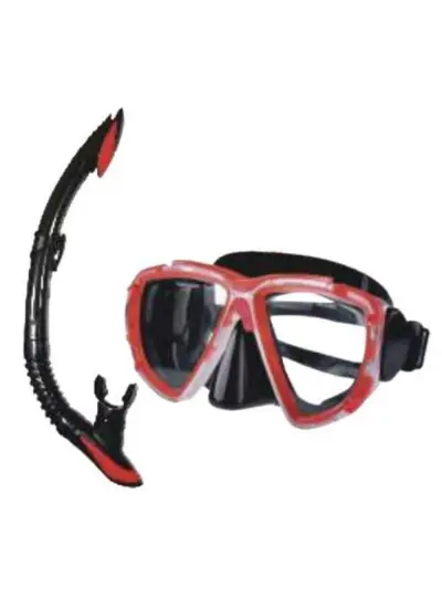 Silikon Maske Snorkel Set Tempered - 246-55