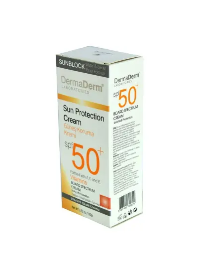 Güneş Koruma Kremi Spf 50+ Faktör Parabensiz UVA/UVB Yüksek Koruma 100 Gr