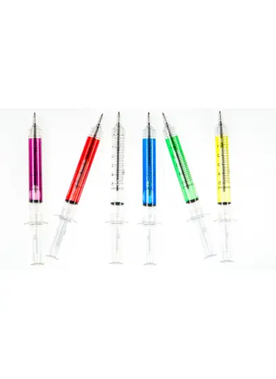 Şırınga Şeklinde Tükenmez Kalem Syringe Pen