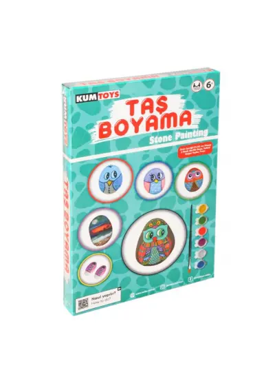 5307 Kumtoys Taş Boyama - Stone Painting / +6 yaş