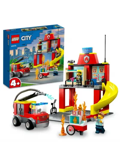 Nessiworld LEGO City İtfaiye Merkezi ve İtfaiye Kamyonu 60375