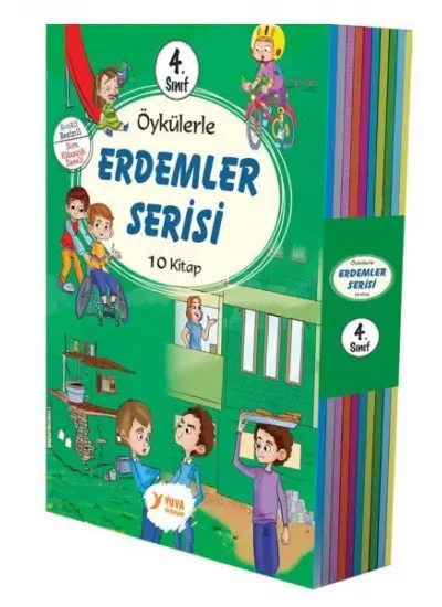 Öykülerle Erdemler Serisi 4.Sınıflar 10 Kitap  (4022)