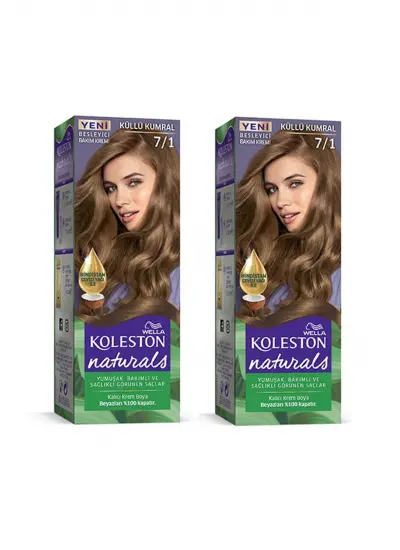 Naturals Saç Boyası Küllü Kumral 7/1 2x Paket