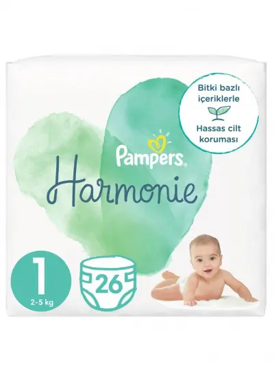 Prima Harmonie Bebek Bezi 1 Beden 26 Adet