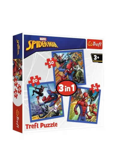 PUZZLE-34841 Spiderman 3IN1 Puzzle