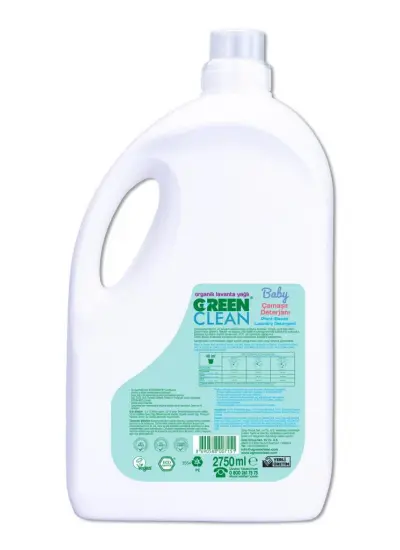 Nessiworld Green Clean Bitkisel Çamaşır Deterjanı 2750 ml (55 Yıkama)