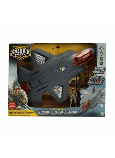 45054 Sesli ve Işıklı Soldier Force Air Hawk Attack Oyun Seti -Sunman