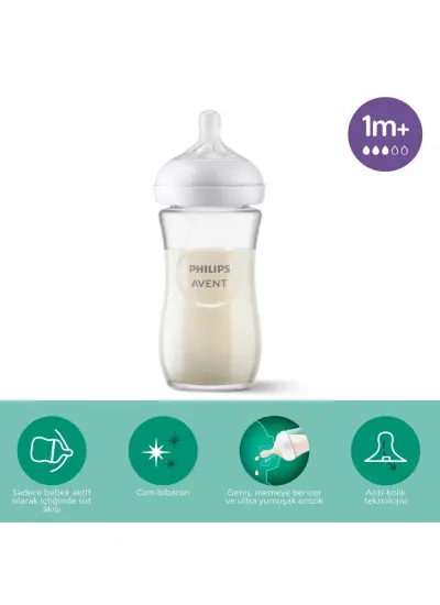 Avent Doğal Tepkili Natural Response Cam Biberon 240 ml 1+ Ay