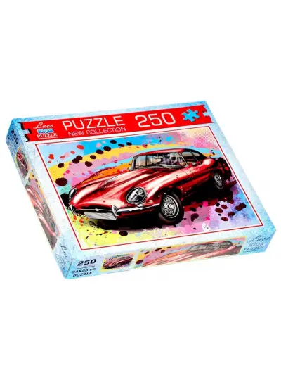 LC7194 Laço, Jaguar Kırmızı Araba 250 Parça Puzzle