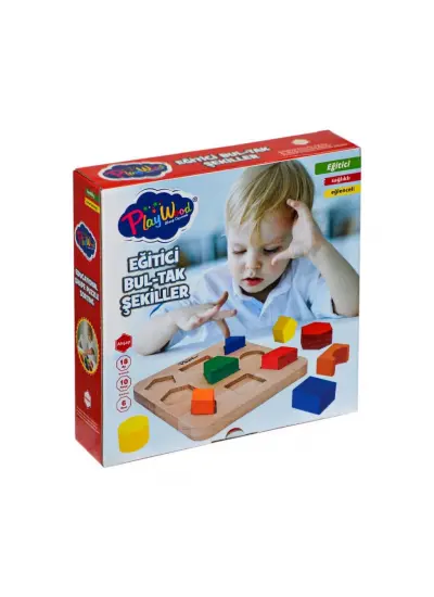 ONY-389 Ahşap Eğitici Bultak Şekiller PlayWood