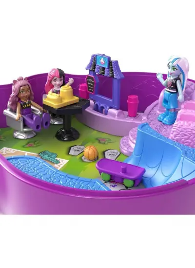 HVV58 - POLLY POCKET MOINSTER HİGH TEMALI OYUN SETİ