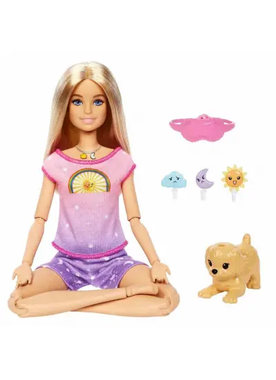 Barbie Meditasyon Yapıyor Oyun Seti Mattel Lisanslı - HHX64