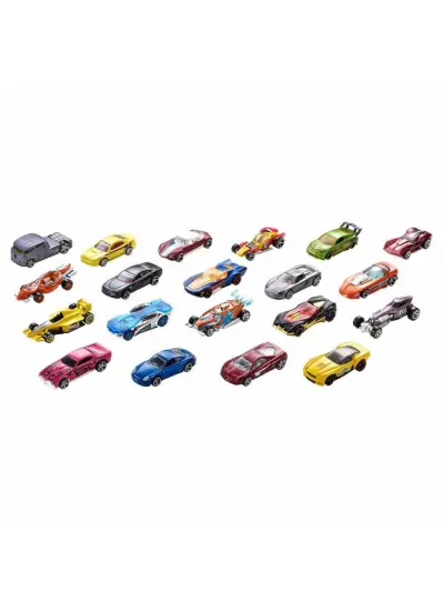 H7045 Hot Wheels 20'li Araba Seti 1 - 31 Aralık Erkol Özel Kampanya Fiyatı