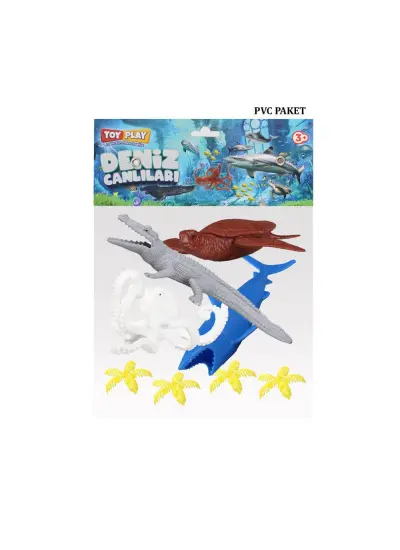 720 Toy Play 6 Parça Deniz Canlıları Figür Seti 10-20 cm