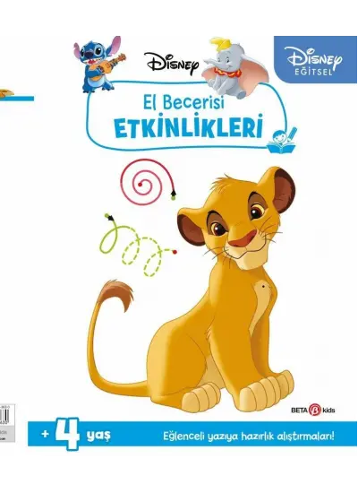 NessiWorld Disney Eğitsel Simba El Becerisi Etkinlikleri Yazıya Hazırlık