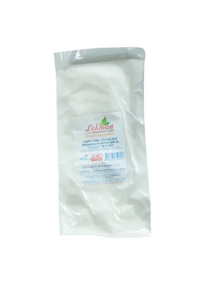 İngiliz Tuzu Yenilebilir Epsom Salt Magzenyum Sülfat 500 Gr