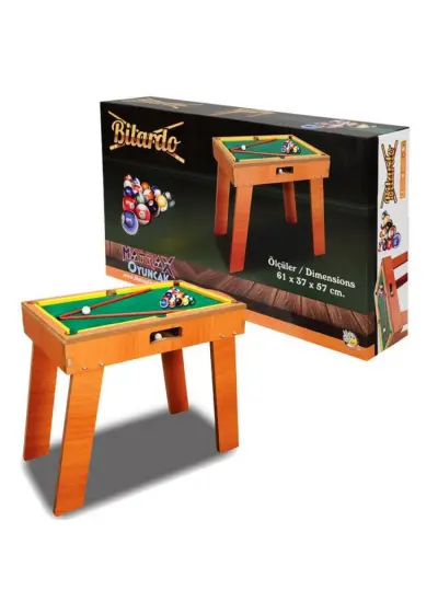 Akçiçek Ahşap Bilardo Oyunu