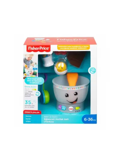 GMX54 Fisher-Price® Eğitici Mutfak Seti Türkçe ve İngilizce