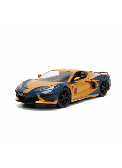 1:242020ChevroletCorvetteStingrayModelArabaveWolverineFigür