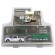 Nessiworld Greenlight 1/64 2018 Ford F-150 XLT with Double-Axle Dump