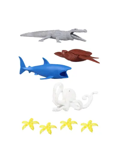 720 Toy Play 6 Parça Deniz Canlıları Figür Seti 10-20 cm