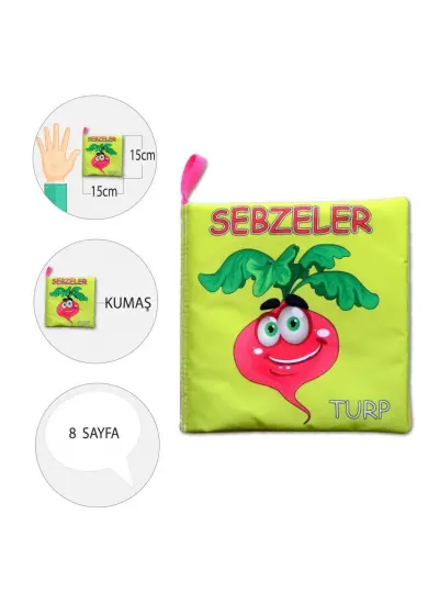 Sebzeler Sessiz Kumaş Kitap