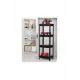 Shelf Unit Raf Ünitesi Siyah Renk 4 Katlı 81414