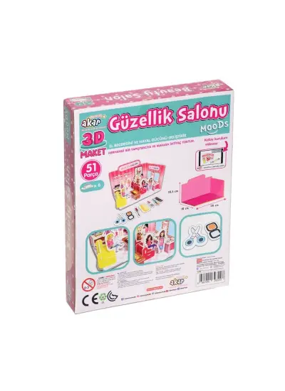 Nessiworld Güzellik Salonu Maket 3 Boyutlu Puzzle