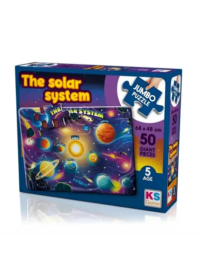 KS Games Solar Sistem Gezegen 50 Parça Puzzle