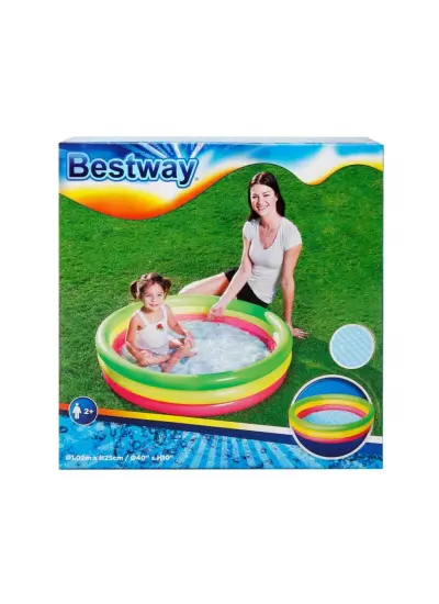 Bestway 3 Bölmeli Çocuk Havuzu 102x25 Cm 51104