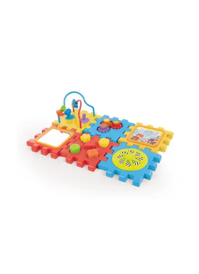 5092 2 in 1 Eğitici Küp ve Puzzle -  Dolu Oyuncak