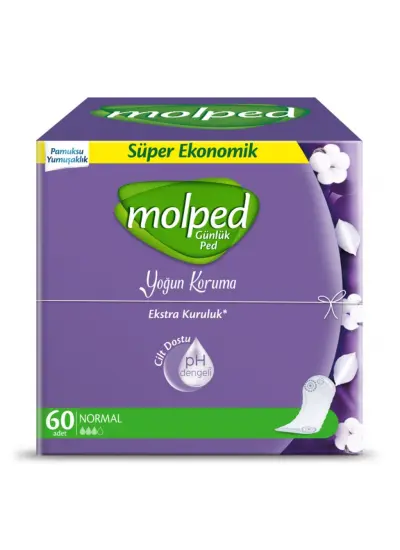 Nessiworld Molped Günlük Ped Yoğun Koruma Süper Eko 60 Adet