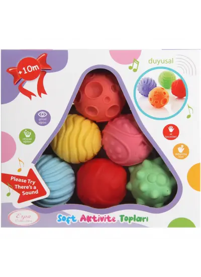 Soft Aktivite Topları 6'lı Set