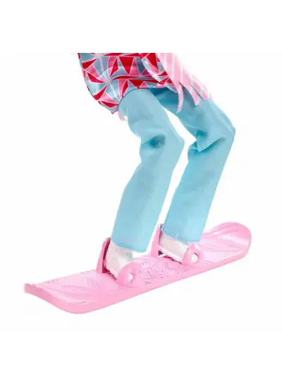 Barbie Snowboard Sporcusu Bebek HCN32