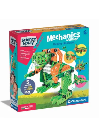 75061TR Mechanics Junior Hareketli Dinozorlar - Mekanik Laboratuvarı +6 yaş