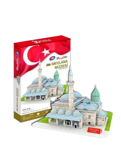 Nessiworld MC186H Cubic Fun, Mevlana Türbesi 116 parça / 3 Boyutlu Puzzle