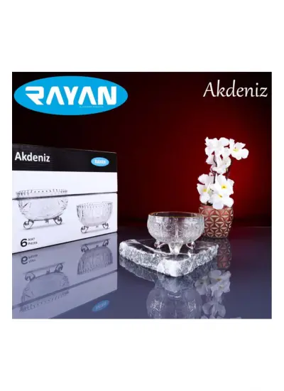 Rayan Akdeniz 6lı Ayaklı Kase