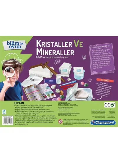 64964 Mineraller ve Kristaller - Bilim ve Oyun +8 yaş