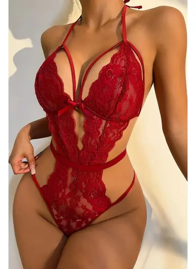 Şık  Dantelli Babydoll Gecelik