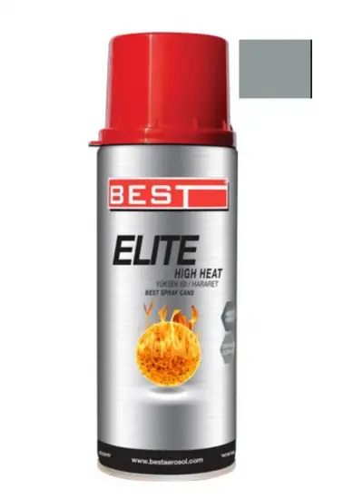 Best Elite Gümüş 600 C Isıya Dayanıklı Sprey Boya 400 ml