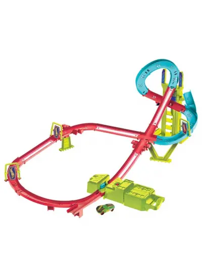 HPC07 Hot Wheels Neon Yarışlar Çoklu Yarış Heyecanı Pist Seti