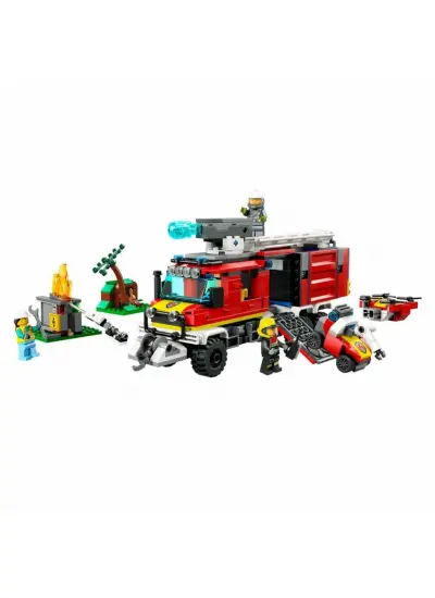 60374 LEGO® City İtfaiye Komuta Kamyonu 502 parça +7 yaş