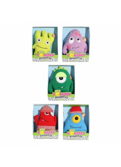 4100900 - PELUŞ MONSTER FRIEND KUTULU 8 AST