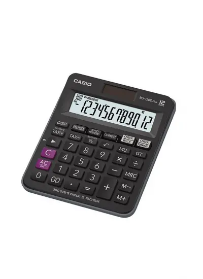 Casio MJ-120D Plus 12 Haneli Masaüstü Hesap Makinesi