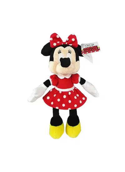 3414 Peluş Minnie  Kırmızı Elbiseli 25 cm -Sunman