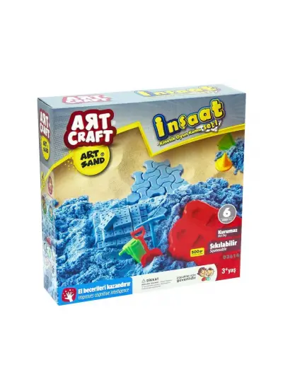 Dede Art Craft İnşaat Kinetik Kum Seti 500gr