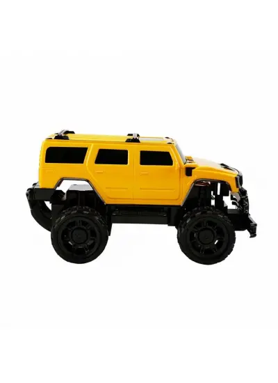 1:14 Uzaktan Kumandalı Big Foot Usb Şarjlı Hummer 34 cm. - Sarı