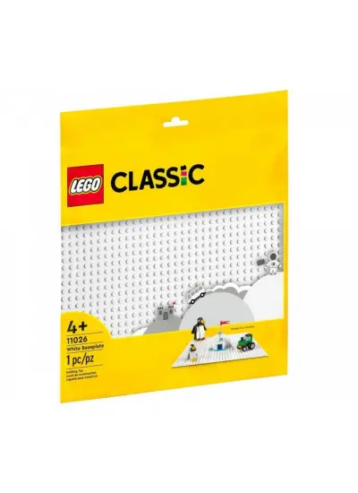 11026 LEGO® Classic Beyaz Taban 1 parça +4 yaş