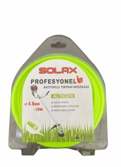 Solax Altıgen Tırpan Misinası 4 mm 28 Metre